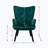 Velvet Wingback Chair
