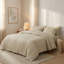Ensemble de couette matelassée moderne unie de 7 pièces, noir, grand-134659136-134659137