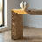 Elegant Waterfall Design Sofa Table - Concealed Drawer Storage For Hallway & Entryway-1817850952