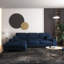Haverstraw 5 Seater Velvet Corner Sofa with Storage-57293384-57293387