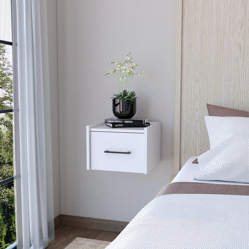 Table de chevet Khalifah, Blanc