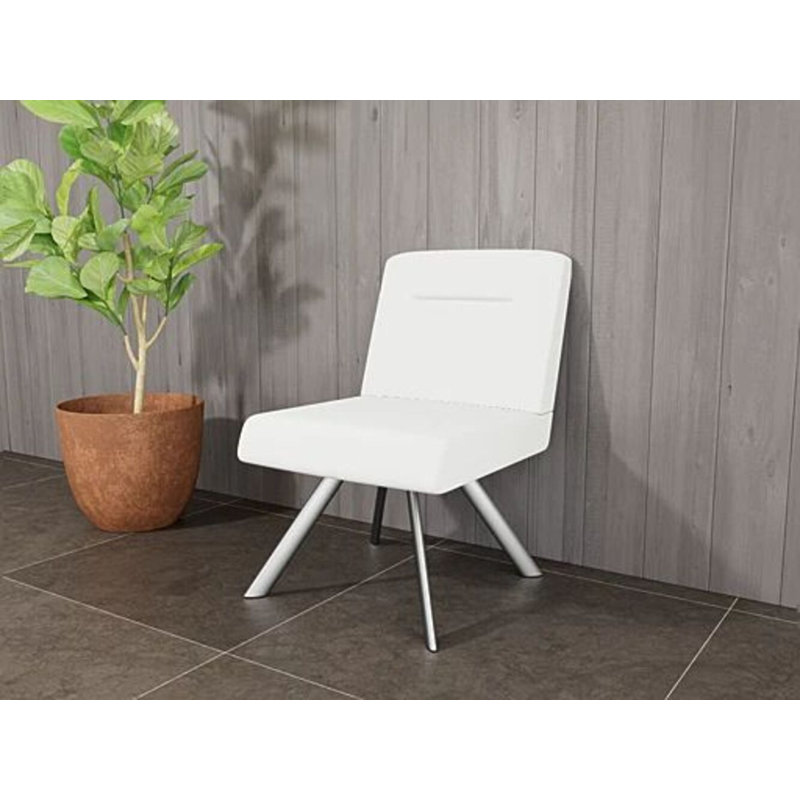 Fauteuil d'invité Willow, Argent argent, Ombre portes ouvertes