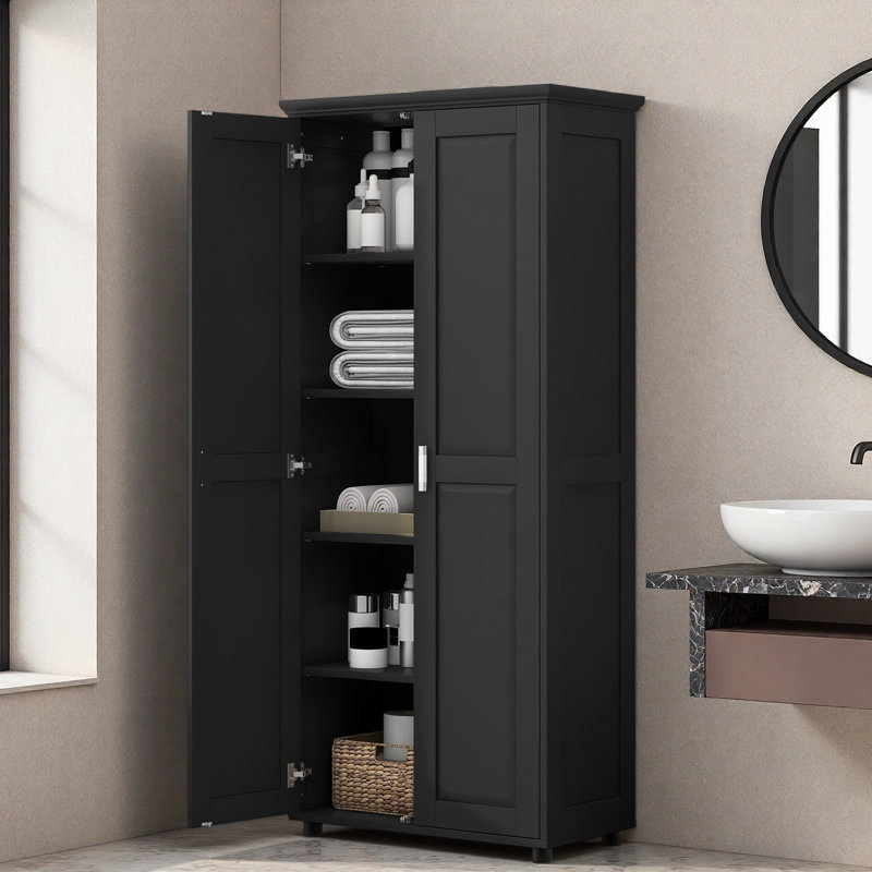 Bathroom Storage Cabinet With Adjustable Shelves