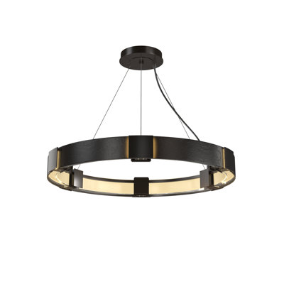 Aura 6 - Light Unique/Statement Drum Chandelier