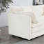 Canapé moderne en tissu pour causeuse pour le salon, canapé 2 places à assise profonde de grande taille avec 4 coussins