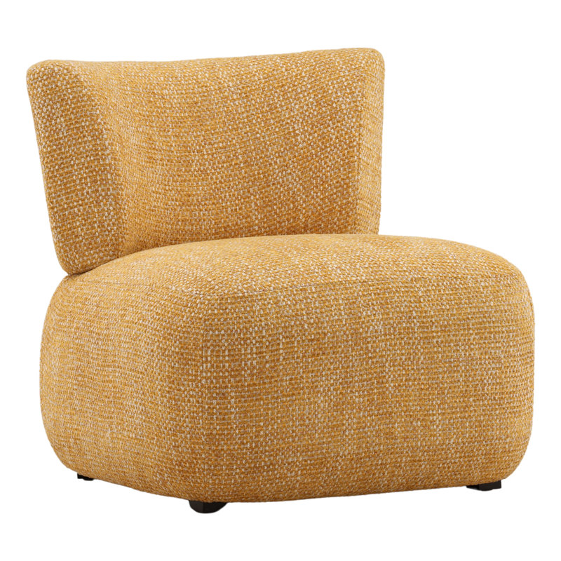 Bridger Occasional Chair Brown, Gold Fabric