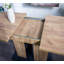 Table de salle à manger extensible moderne avec tablettes de rangement Fidel-145782514