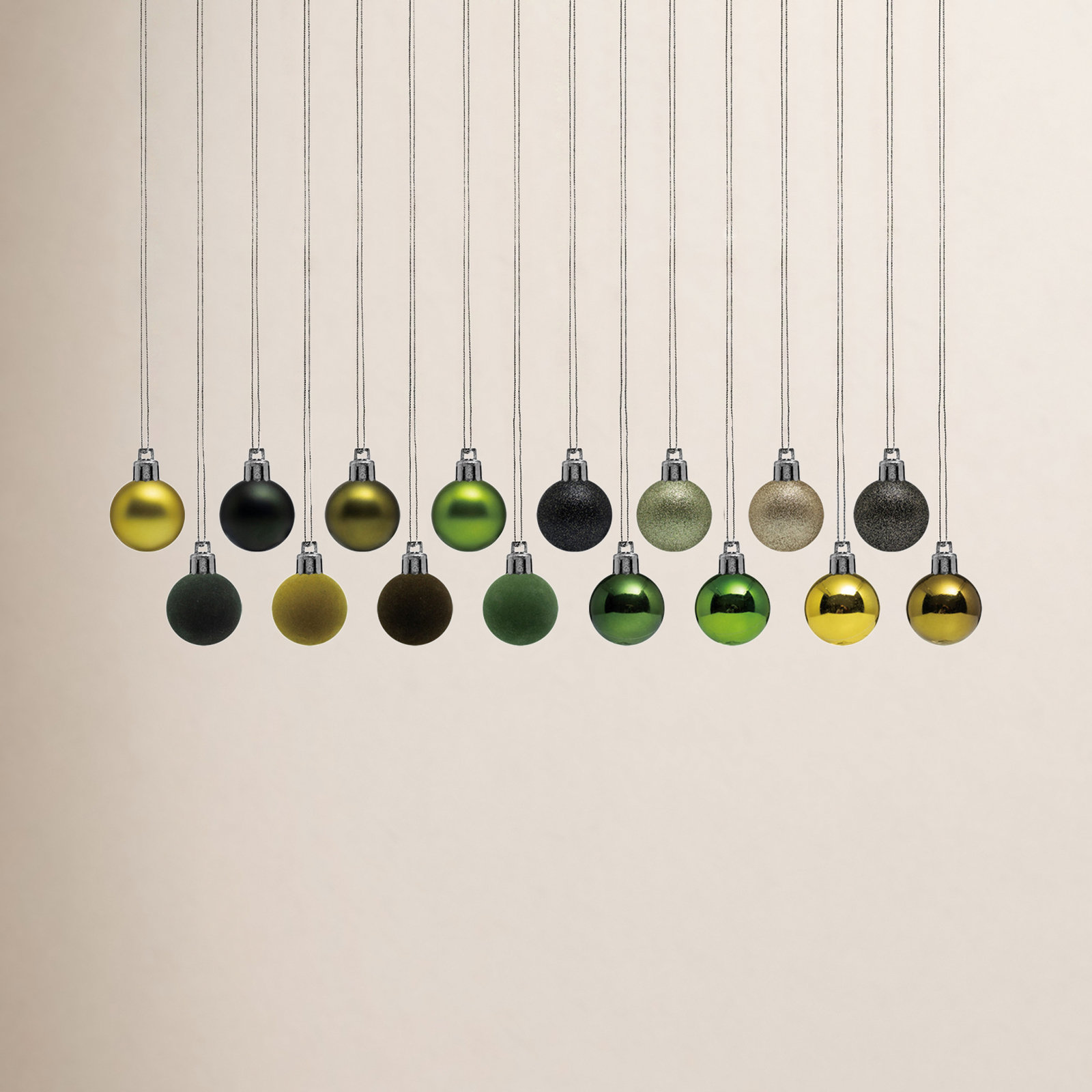 The Holiday Aisle® 3" Bauble, Green