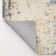 Abstract Machine Washable Gold No-Skid Area Rug
