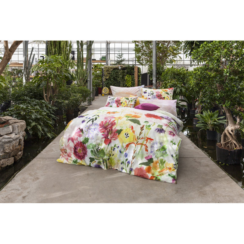 Impulse Cotton Floral Duvet Cover Set with Pillowcases, 240 x 220 cm - 2 Pillowcases (80 x 80 cm)