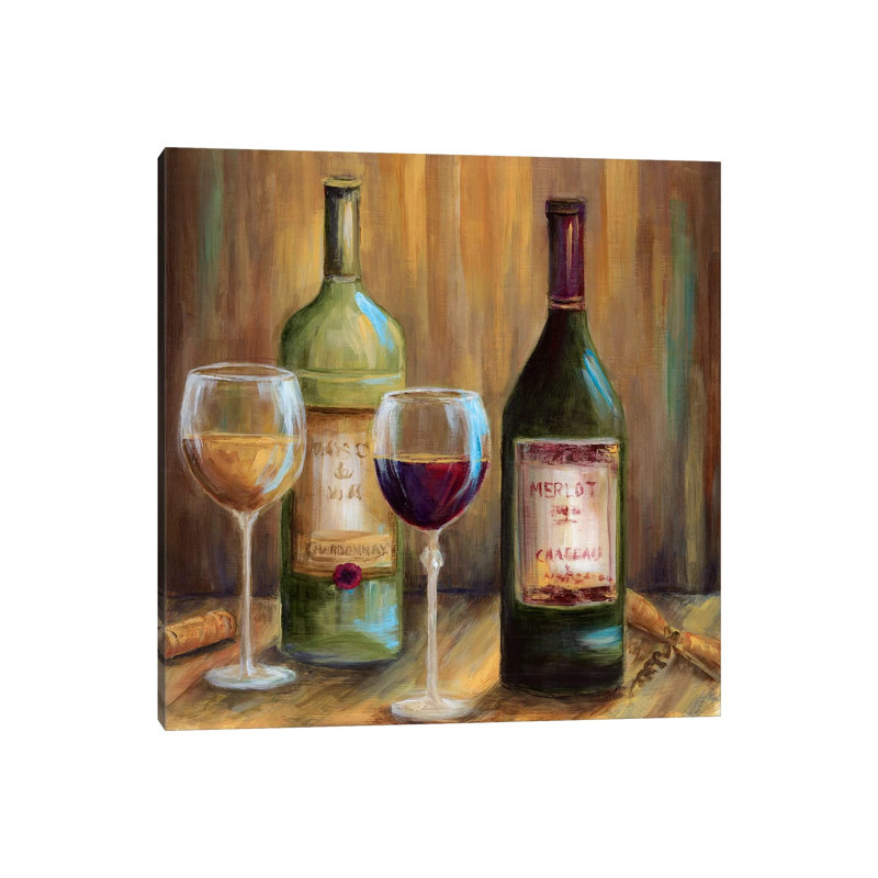 Elegant Whites 1 Piece Wrapped Canvas Painting, 45.72 cm H x 45.72 cm W x 3.175 cm D