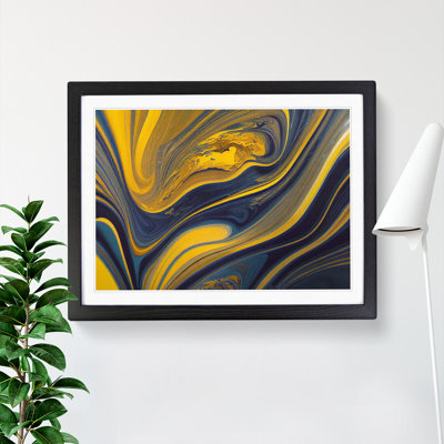 Abstract Marbling Art Vol.1 - Framed Print