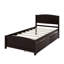 Lit plateforme simple avec deux tiroirs-434316421