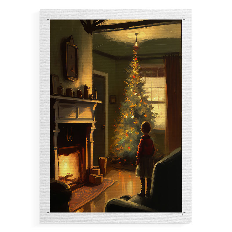 Christmas Holiday Art DCXIV - Impression sur toile seulement - NON-CADRE