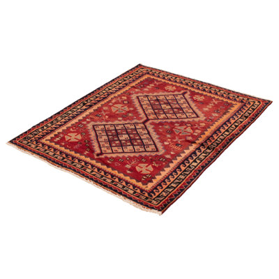 Tapis rouge foncé Konya 4 pi 11 po x 5 pi 9 po Anatolian