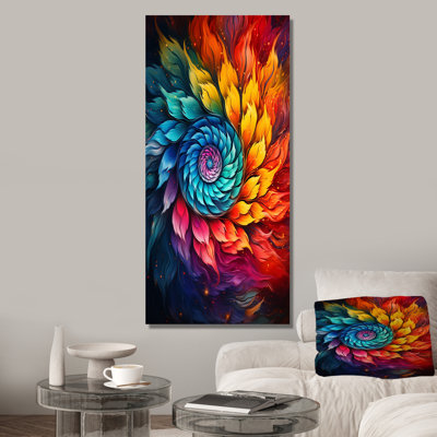 Fractal Colorfulfloral Spiral II - impression d'art mural fractal