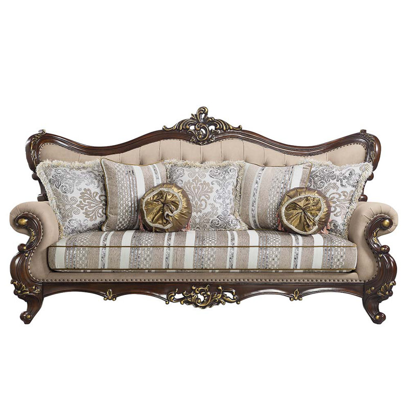 Upholstered 43'' Sofa, 50" H x 43" W x 92" D