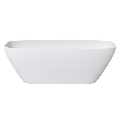 Premium Solid Surface Deep Soaking Bathtub