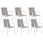 Nazeef 6 - Person Patio Dining Set with Extendable Rectangular Table-820398454