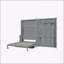 Grand lit escamotable mural avec placard-294381795