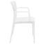 Chaise d'appoint empilable pour patio Farrah-358727952