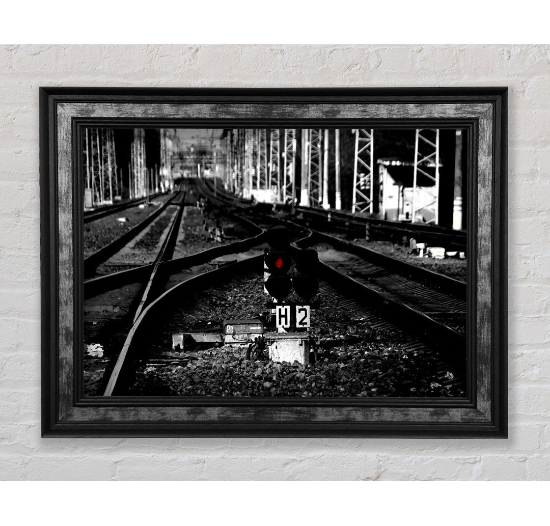 Rail Tracks - Einzelne Bilderrahmen Kunstdrucke