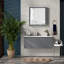 Armoire à pharmacie polyvalente avec miroir, solution de rangement mural pour salle de bain organisée et élégante.