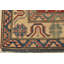 Tapis oriental rouge en laine noué à la main 6 pi x 9 pi 2 po Kazak