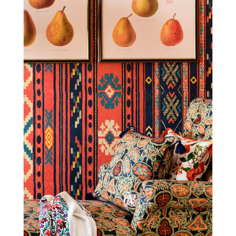 Transylvanian Roots Geometric Wallpaper Roll