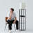 Latitude Run 63" Column Floor Lamp with Outlet and Drawer-931223441