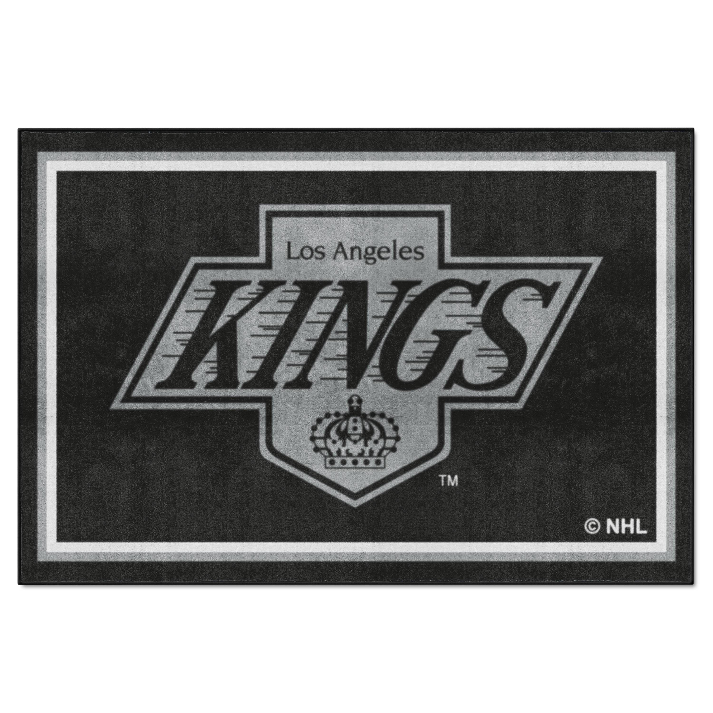 FANMATS NHL Retro Los Angeles Kings Purple 2 ft. Roundel Area Rug