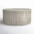 Sylvia Solid Wood Drum Coffee Table with Storage
