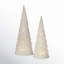 21"H And 17"H Led Confetti Cone Tree Set; Multicolored