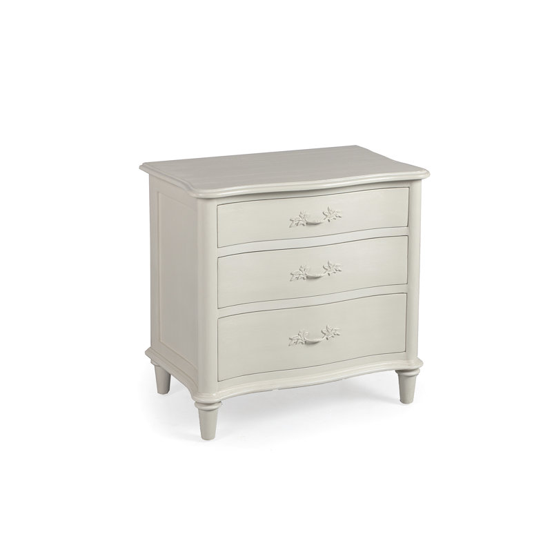 65cm W Solid Wood Bedside Table