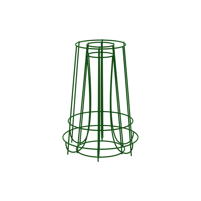 Wilmore Metal Obelisk Plant Support, Green, 175cm H x 40cm W x 40cm D
