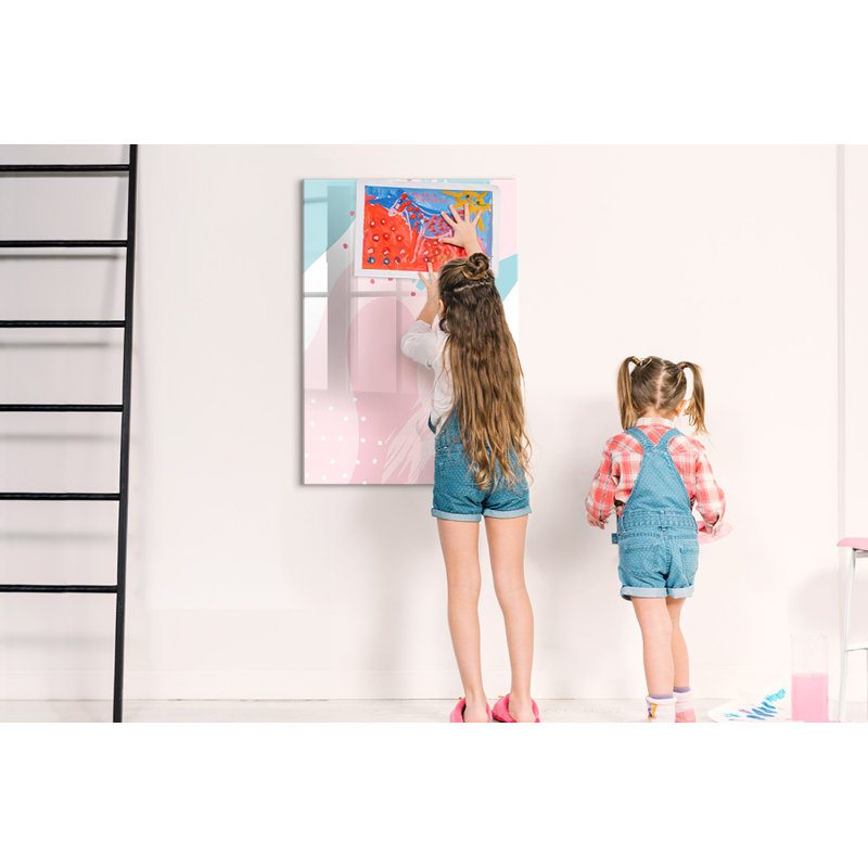 Magnetic Glass Photo Memo Board