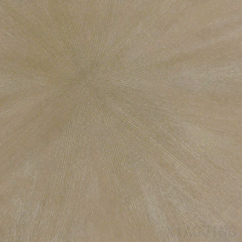 Table basse ronde grège récupéré, Natural