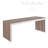 Modern Walnut Wood Bench with Stainless Steel Base – Entryway, Bedroom, or Living Room Seating-1159684651