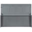 Grand lit gris avec charnières de bureau hydrauliques et peu encombrant, pour petites pièces, structure, option de rangement pour matelas, lève-personne de 10 pouces compatible, rangement, espaces multifonctionnels appropriés, 600 lb-118784006-118784003