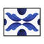 Lunes bleues avec gouttes abstraites - Peinture sur toile-67230866-67230875
