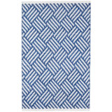 Crisscross Ocean Handwoven Indoor/Outdoor Rug