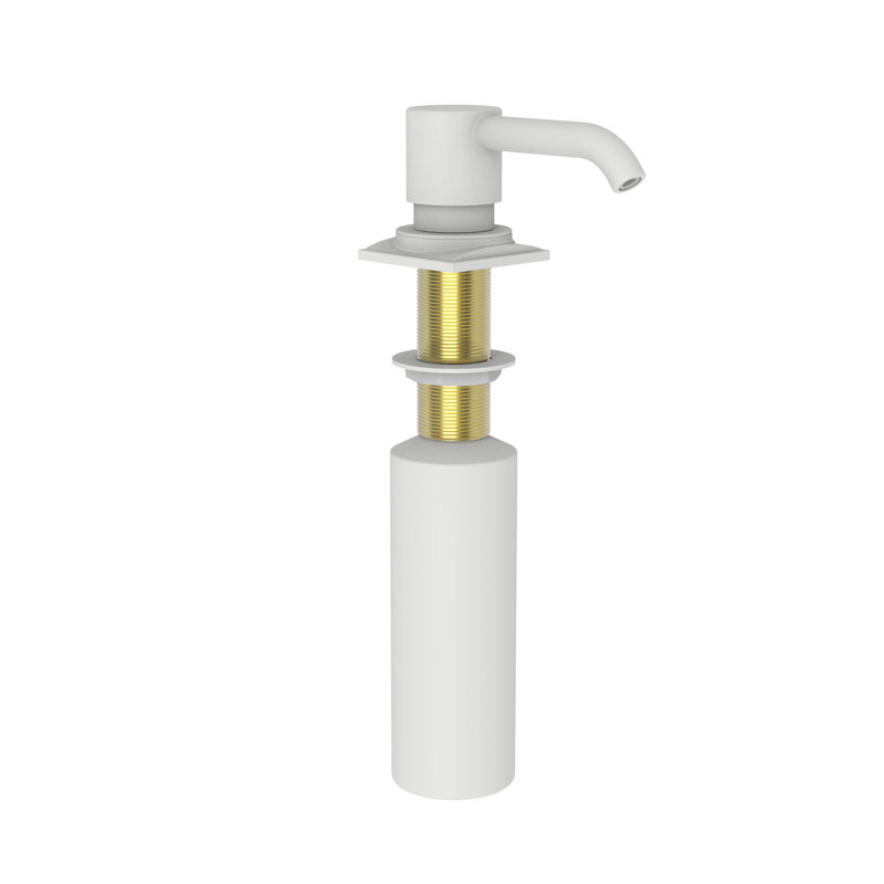 Adams Soap or Lotion Dispenser, Matte White