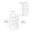 180cm H x 95cm W Library Bookcase