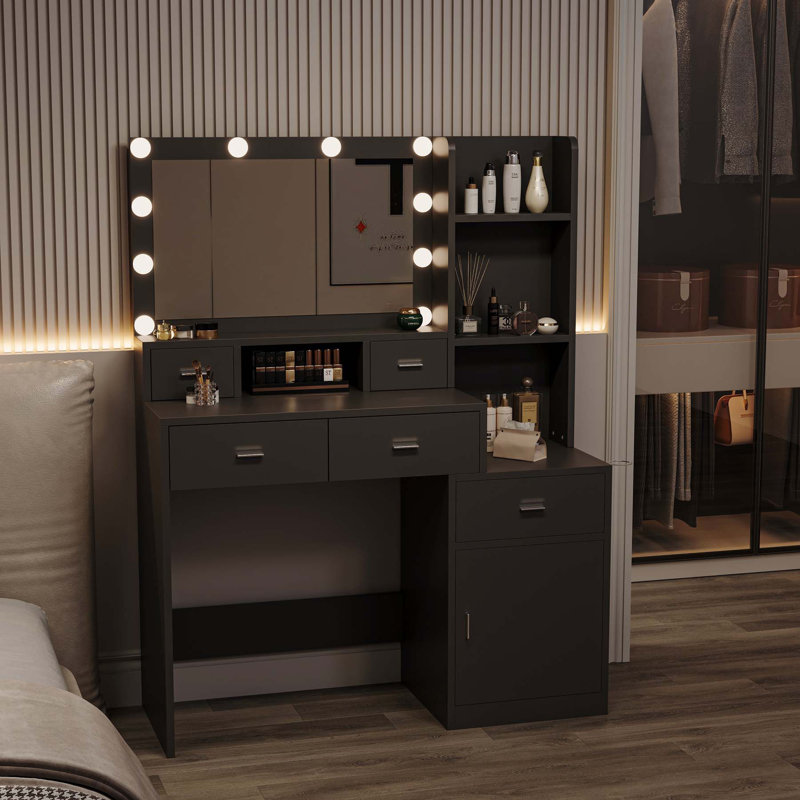 Coiffeuse Tysheem, Noir