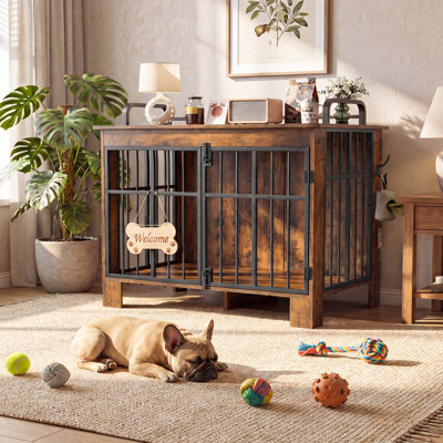 Metal Pet Crate with 2 Doors