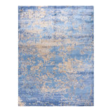 Overdyed One-of-a-Kind Rectangle 9' X 12' Hand Knotted Area Rug