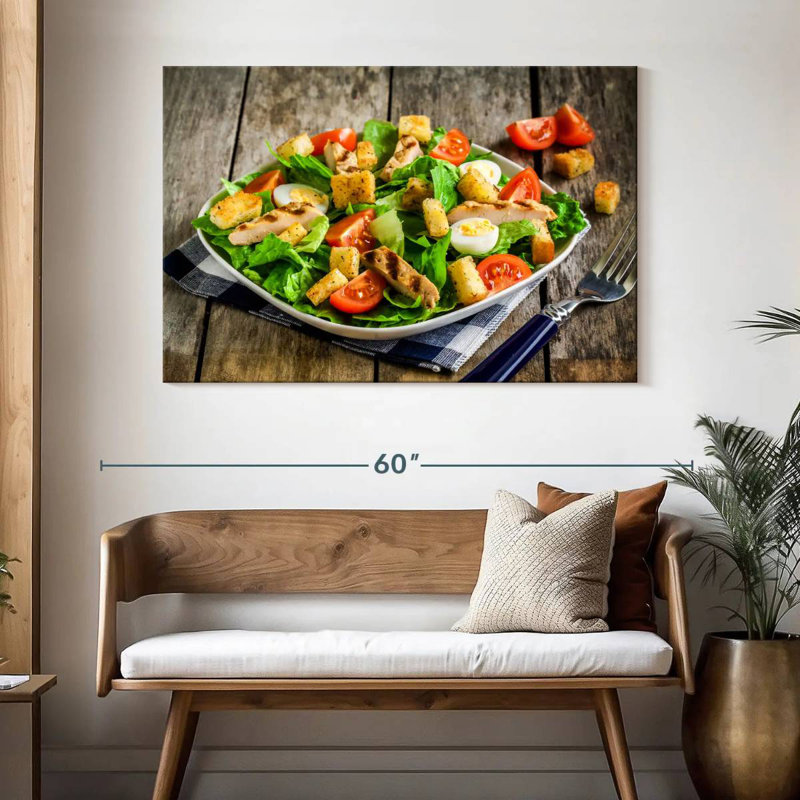 Yarlin Chicken Caesar Salad, 32" H x 48" W