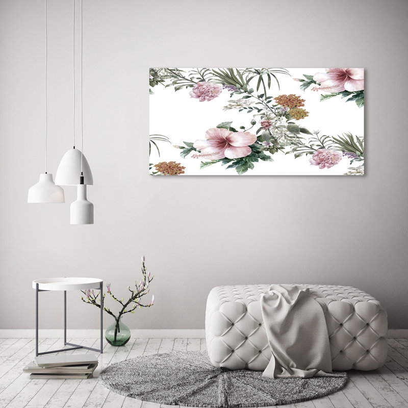 Floral Pattern - Wrapped Canvas Print