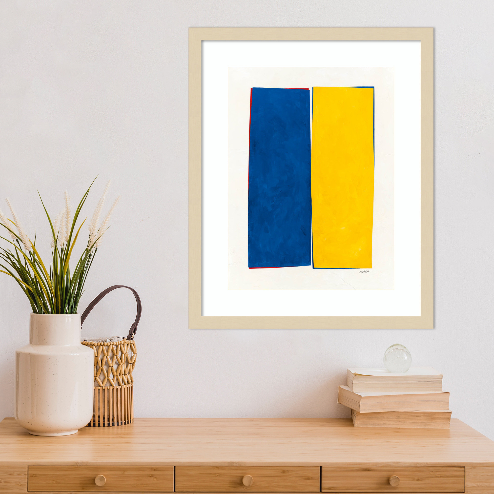 Monolithic I Wood Framed Wall Art Print, Brown Framed, 21" H x 17" W