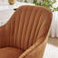 Alerah Luxury Home Office Vanity Chair - Upholstered  Modern Tub Chair Design-218348985